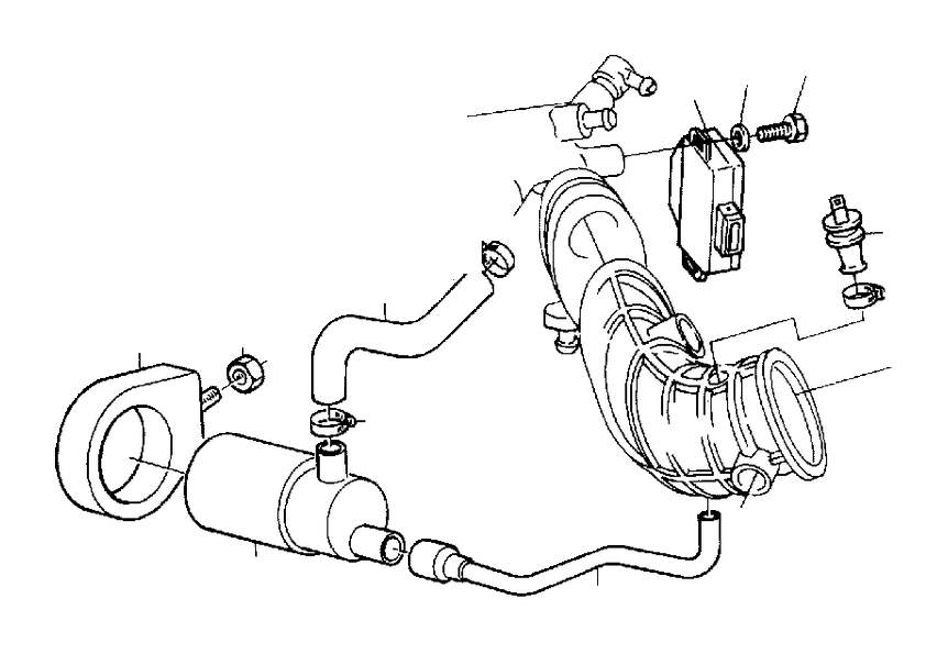1990 Volvo 240 Throttle Position Sensor. POTENTIOMETER - 1336385