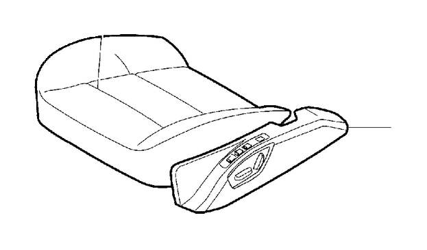 Volvo S40 Seat Trim Panel Left Front Interior Code