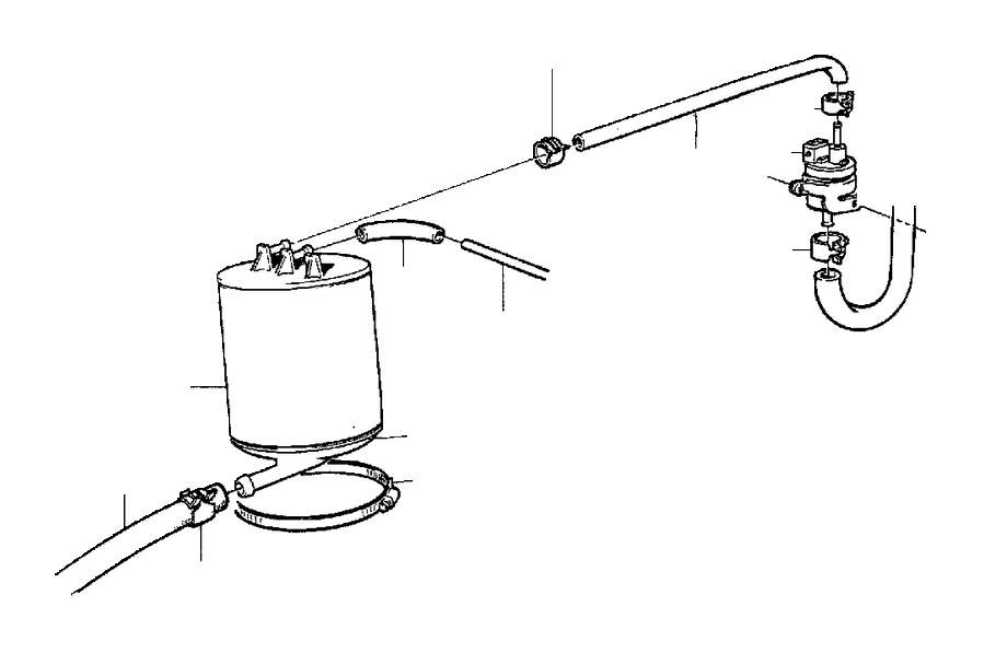 Volvo V70 Evaporative Emissions System Lines. HOSE ...