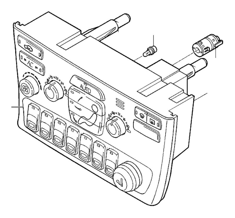 8691666 Cabin Air Temperature Sensor Heater Celsius