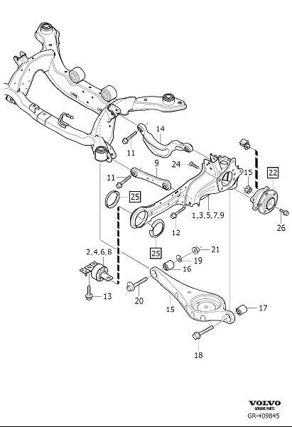 31408498 - Stay. Suspension. Chassis Sport. Diesel. Without Level