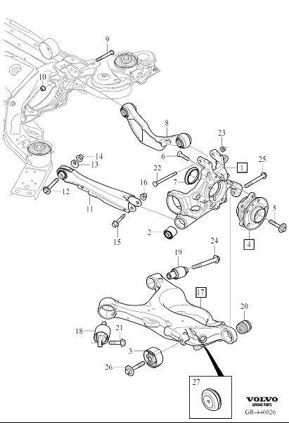 2016 Volvo Suspension Arm. Stay. Suspension ERAD. Without Air ...