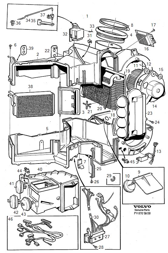 1988-volvo-clip-unit-heater-controls-1307199-genuine-volvo-part